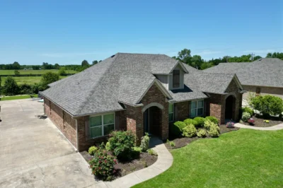 Northwest Arkansas Brick Home Architectural Shingle Roof