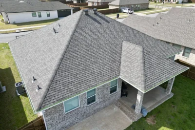 Residential Roofing Installation River Valley Arkansas Brown Shingles