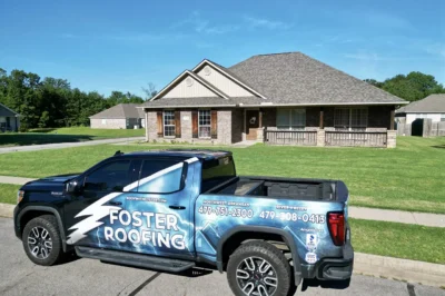 Springdale Ar Charcoal Grey Roofing Installation Detail