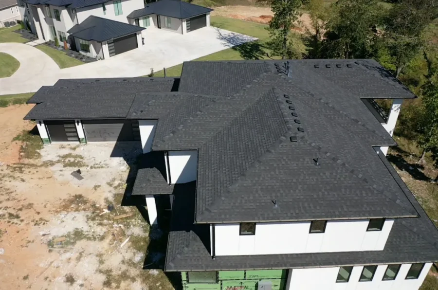 New Roof Installed On New Home Fayetteville Arkansas